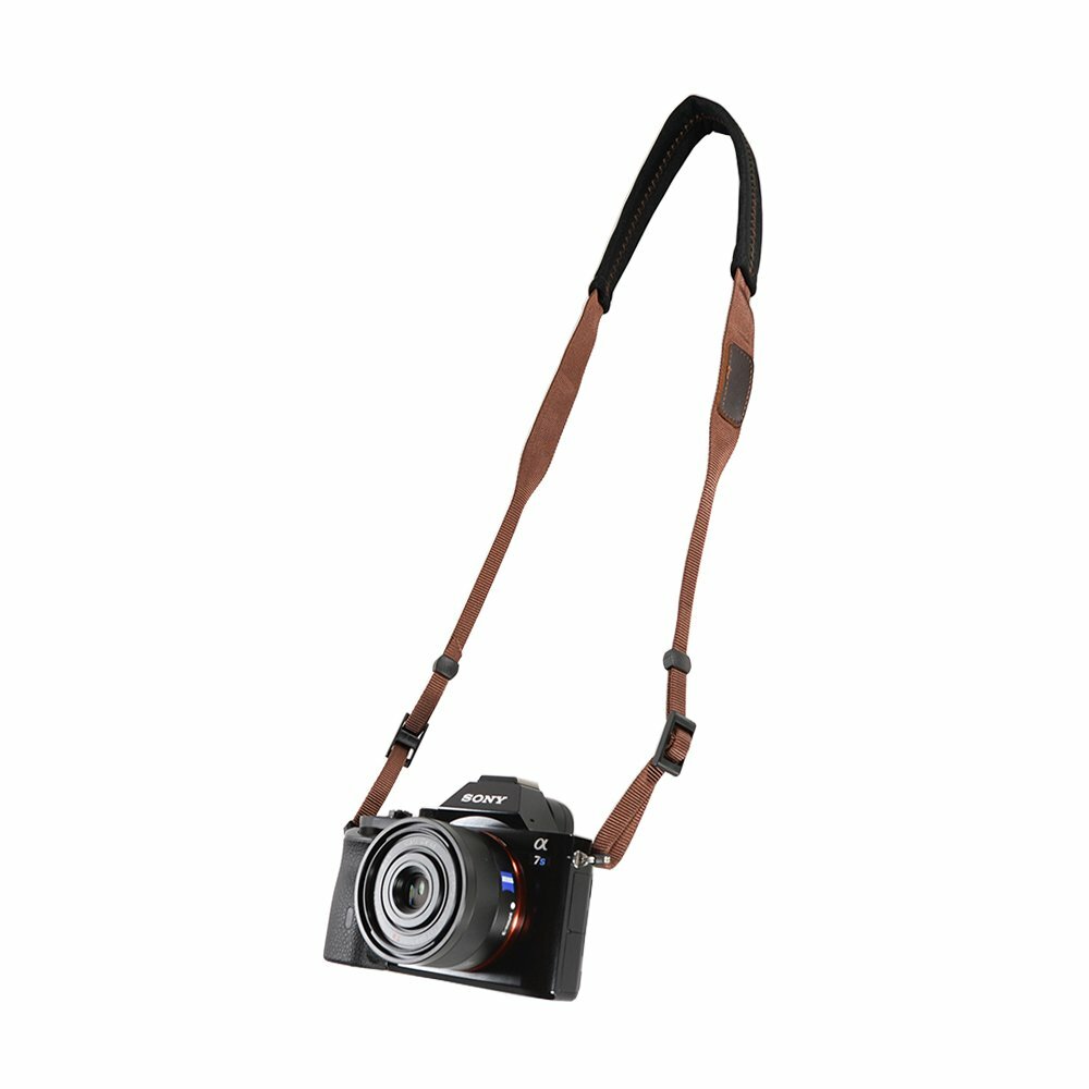 Padded Neck Shoulder Strap with Pink Grosgrain Ties