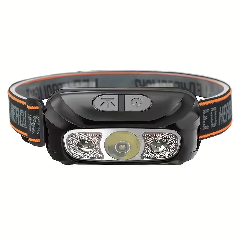 2× Headlamp Rechargeable Super Bright LED Head Light Forehead Flashlight Outdoor