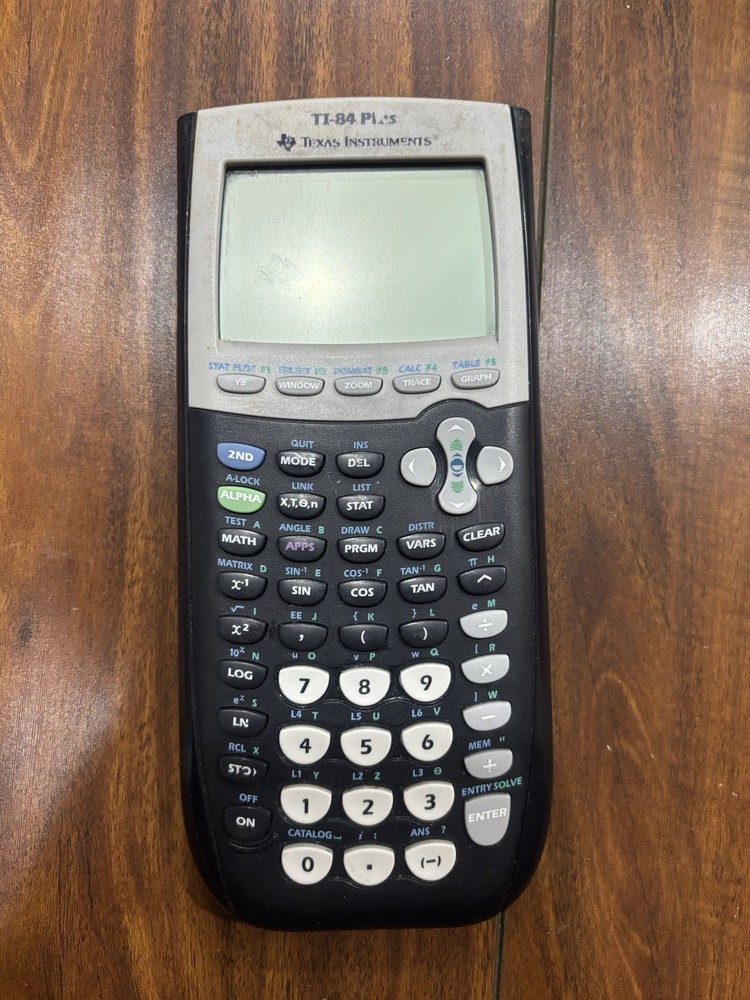 Texas Instruments TI-84 Plus Graphing Calculator - Black Tested