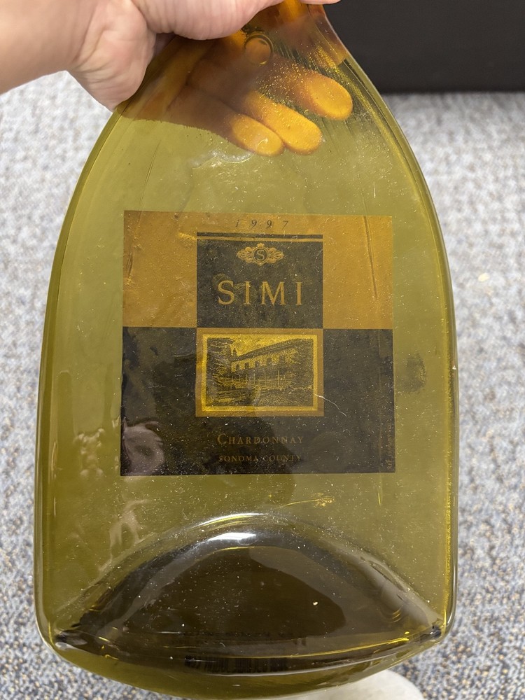 Bottle-Shaped Cheese Board with Knife