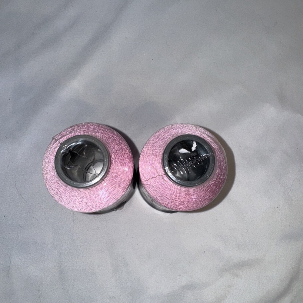 2 Spools Airplane Rayon Sewing&Embroidery Machine Thread 5000M Each Pink 1021