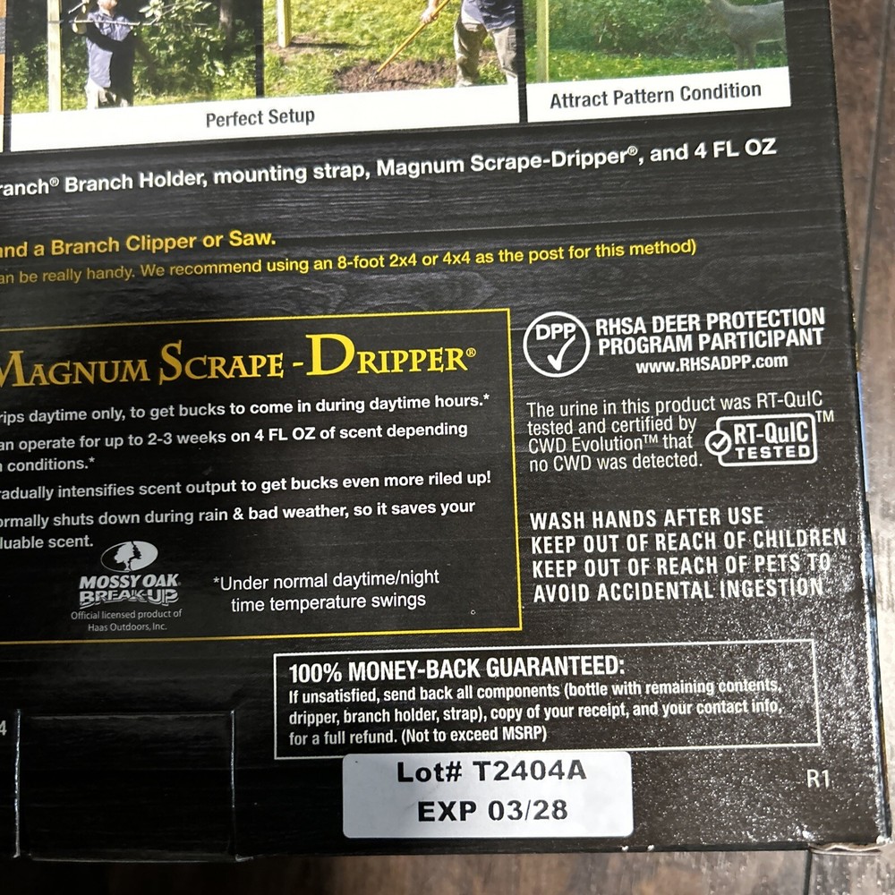 Wildlife Research Active Branch Mock Scrape Kit