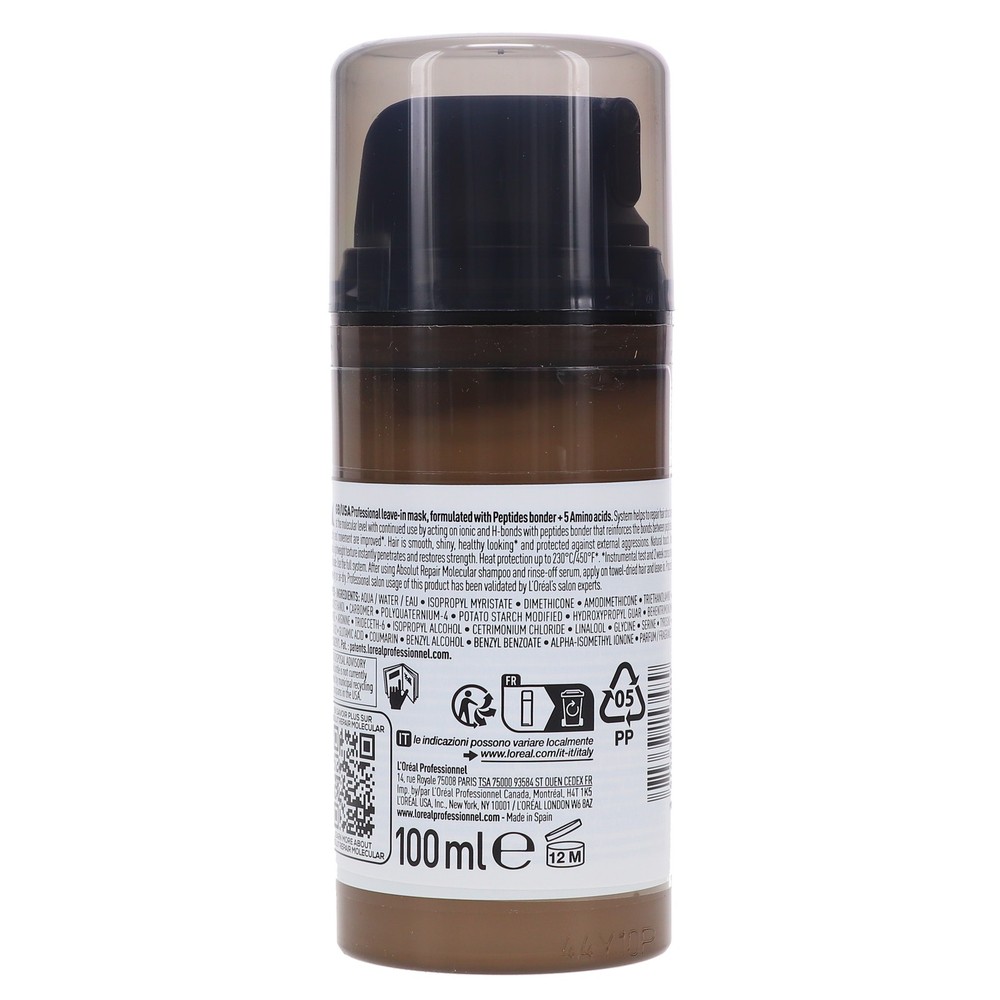 L'Oreal Professionnel Absolute Repair Molecular Leave-In 3.4 oz