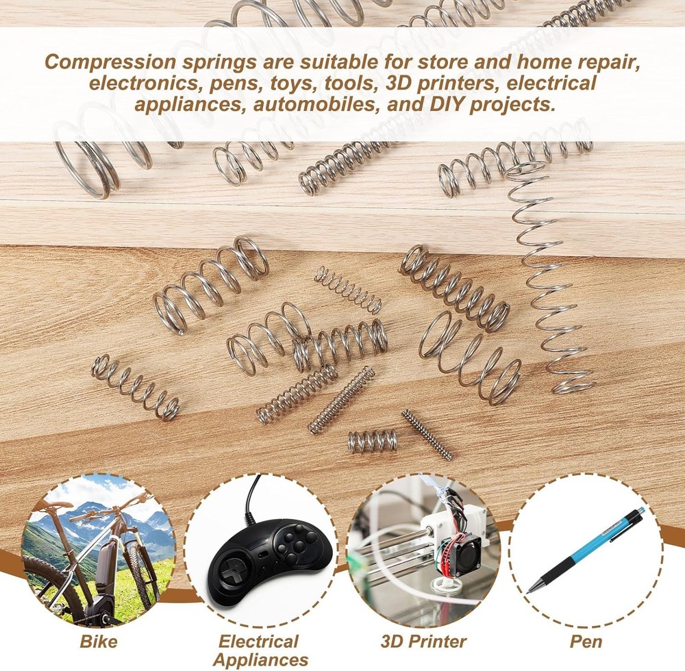 4pc Small Compression Spring Wire Diameter,Shop Home Repairs DIY Projects