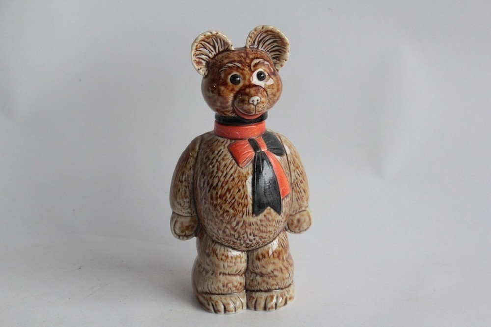 Figurative ceramic bear bottle (71664)