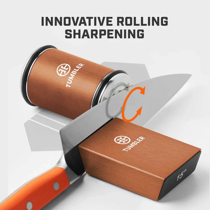 Tumbler Rolling Knife Sharpener -Knife Sharpening - Rolling Knife Sharpener Tool