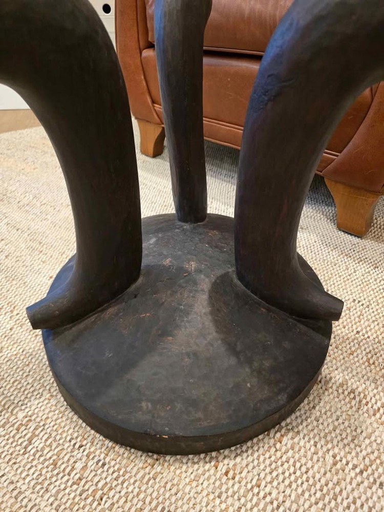 Antique Ethiopian Three-Legged Stool