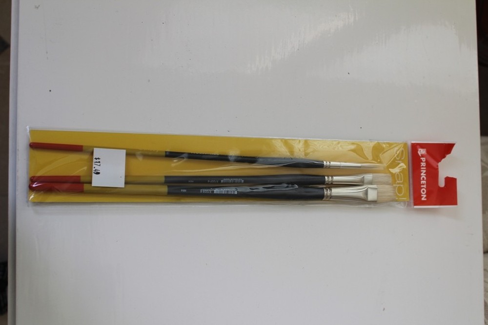 Princeton Snap!™ Long-Handle Brush Set - 3 Piece Set