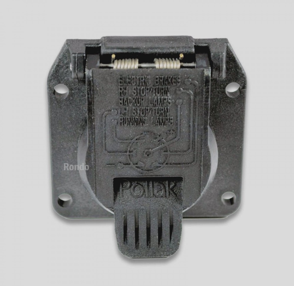 GM 7 way RV plug Vehicle side Light Plug Socket 7flat pin OEM replacement