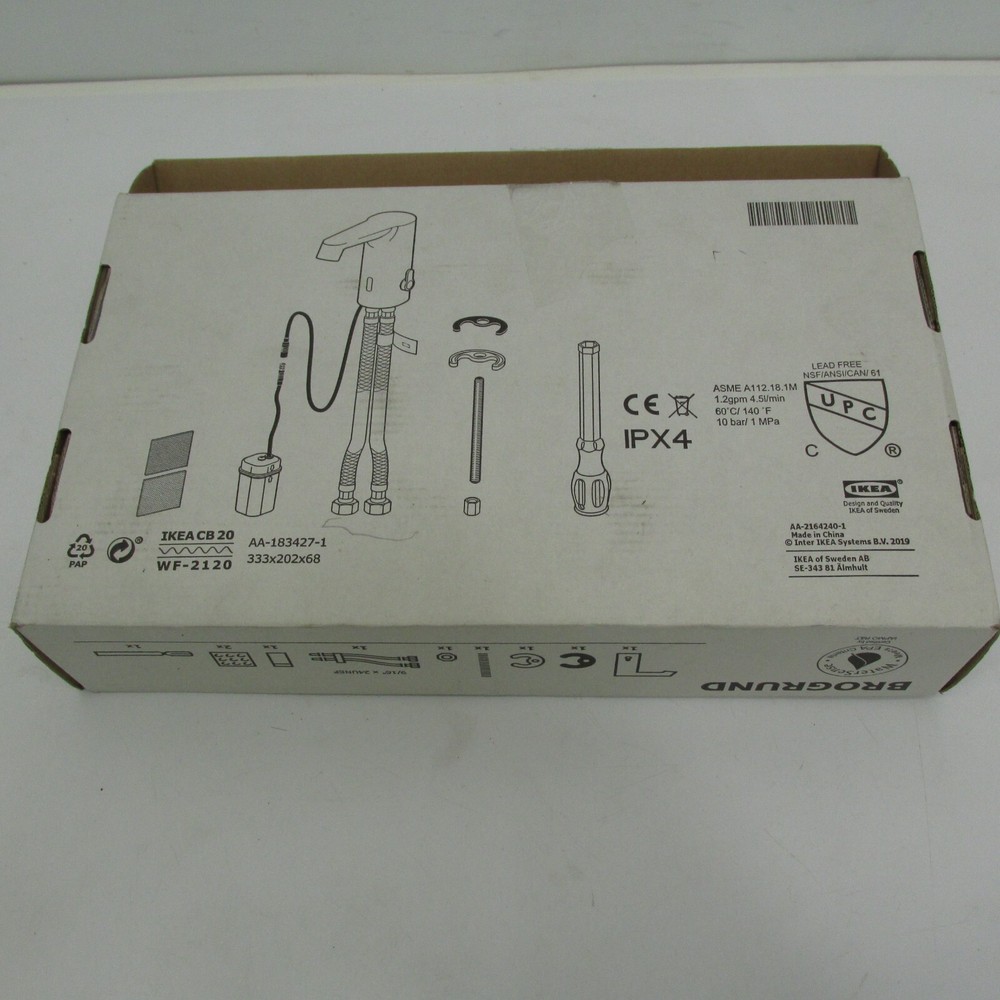 BROGRUND sink faucet with sensor, chrome plated - AUTOMATIC - IKEA CB 20