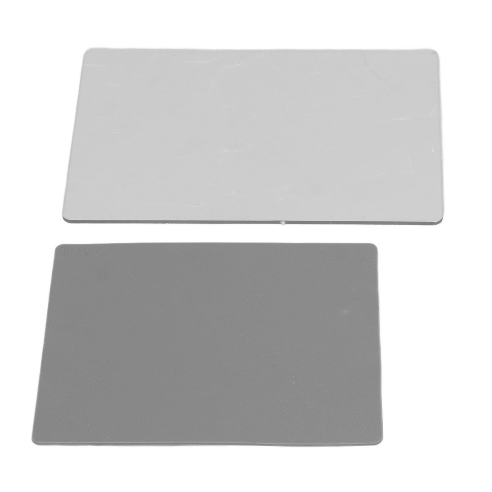 2 Pcs Set Polycarbonate Plastic Embossing Mat And Silicone Pad For Die Cutting C
