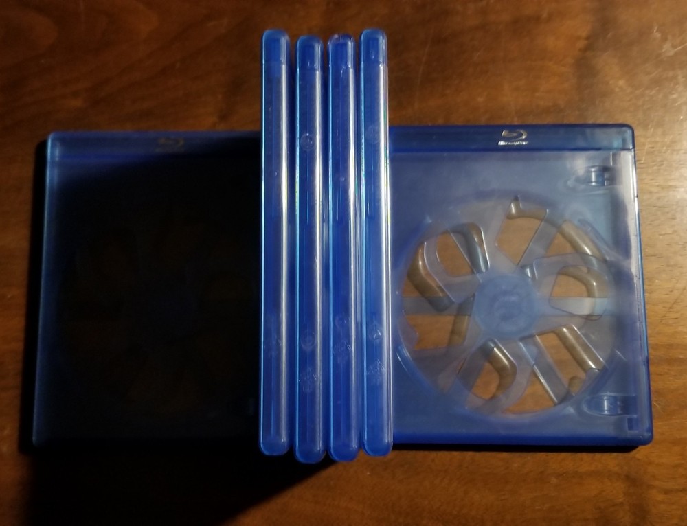 6 pcs blu-ray single disc cases