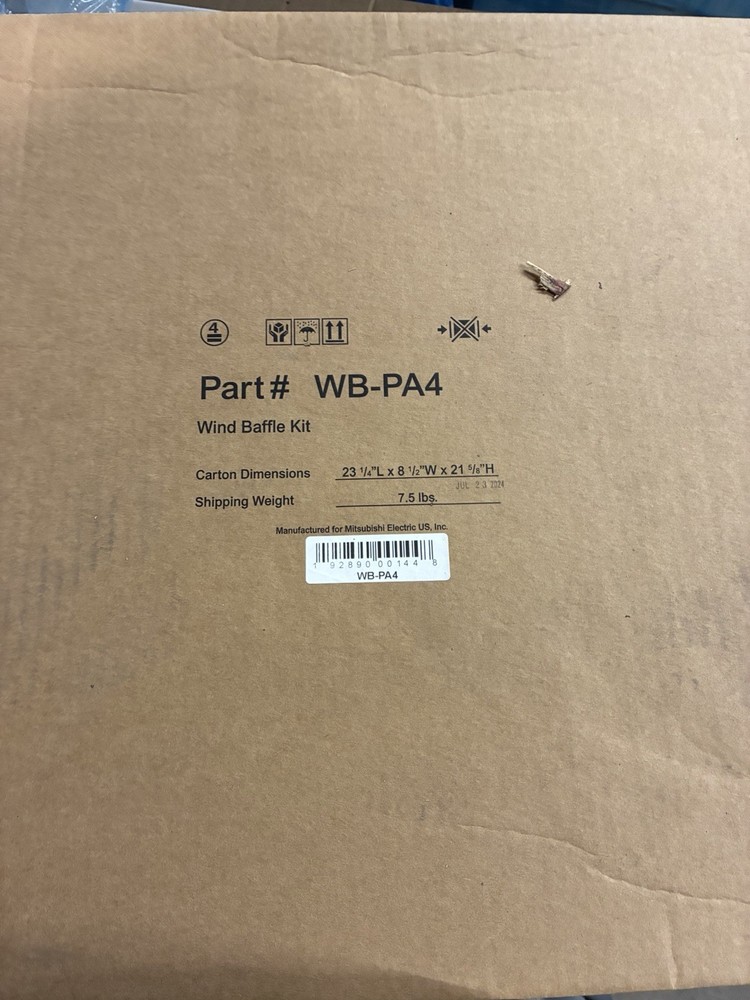 Mitsubishi Trane WB-PA4 Wind Baffle