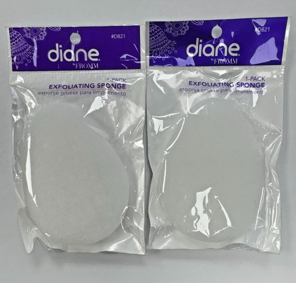 Diane Exfoliating Sponge #D821 2pcs