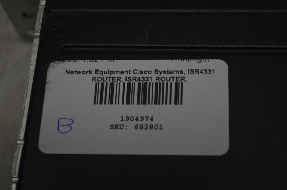 Cisco Systems ISR4331 ROUTER