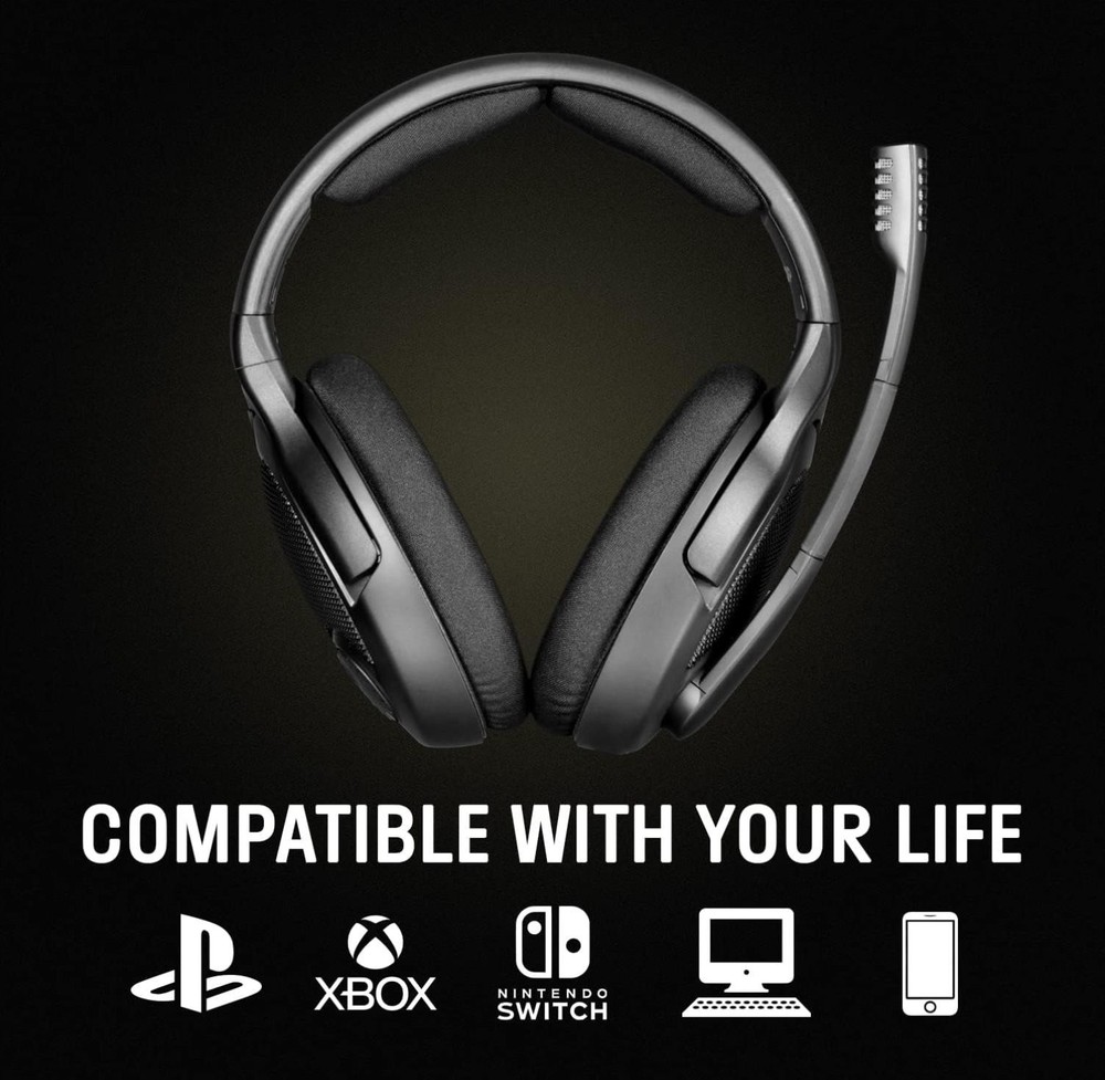 Drop + EPOS PC38X Wired Gaming Headset PC PS XBOX MAC - Black