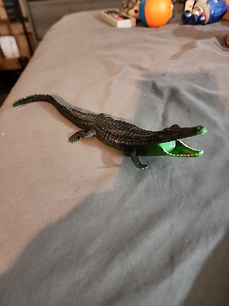 Plastic Crocodile Figure