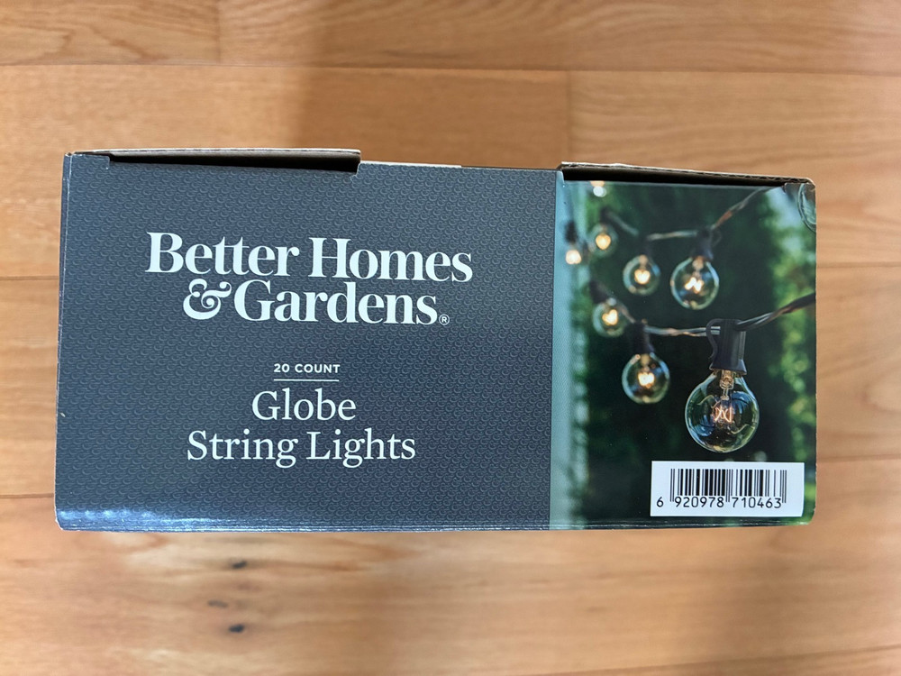 Better Homes & Gardens Globe String Lights