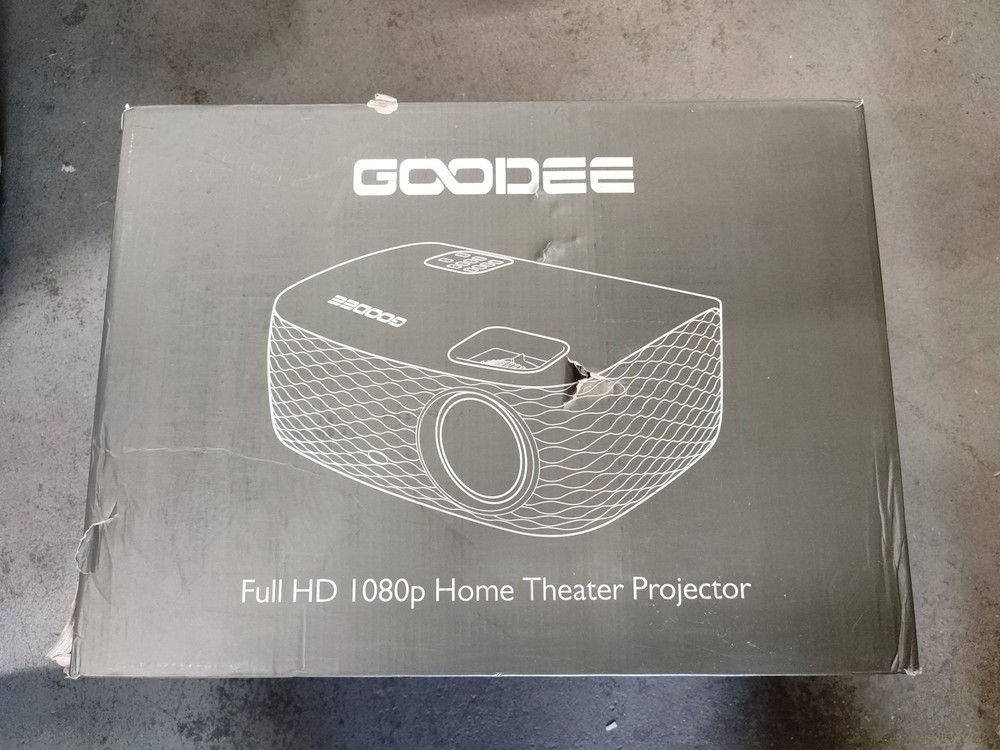 GooDee HD Video Projector Native 1920x1080P