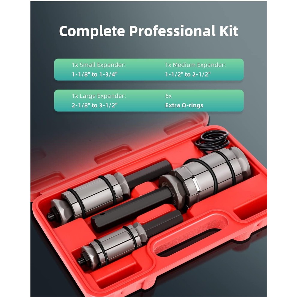 Pipe Expander Tool Set - Compatible with Most Vehicles