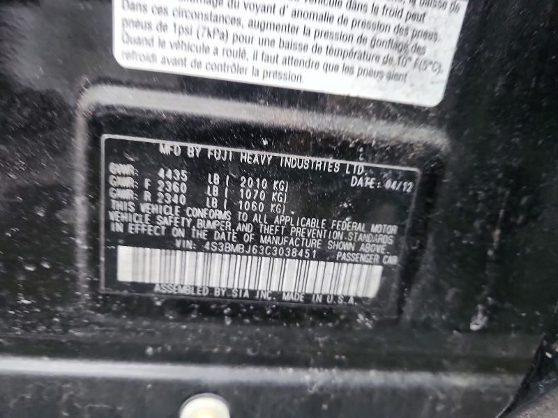 Third Brake Light 2012 LEGACY OEM