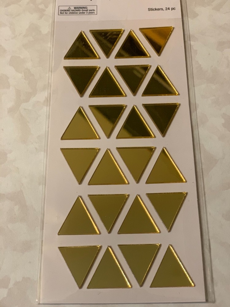 THE PAPER STUDIO TRIANGLES MIRRORS 24 PCS