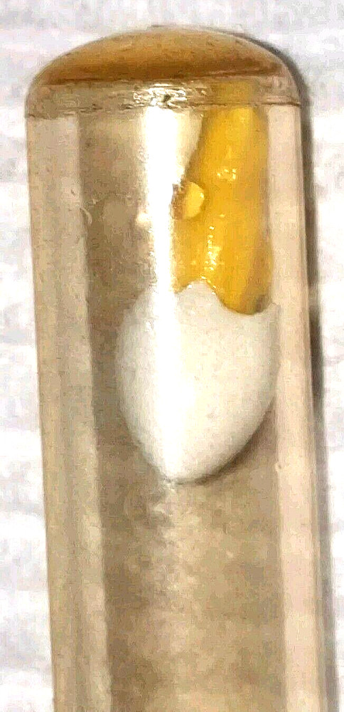 FLOATY HATCHING EGG-"RITEPOINT" Blank Yellow and Black Working Mech Pencil