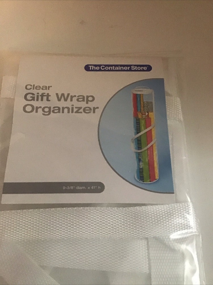Clear Gift Wrap Organizer The Container Store New
