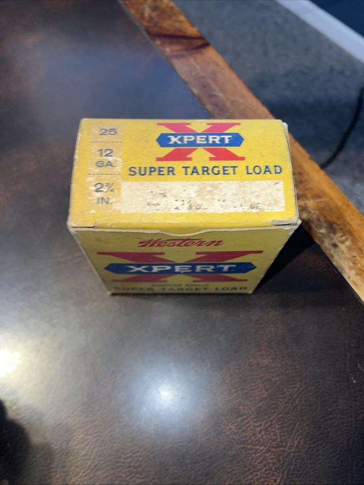 Vintage Empty Ammunition Box Western Super X Target Load