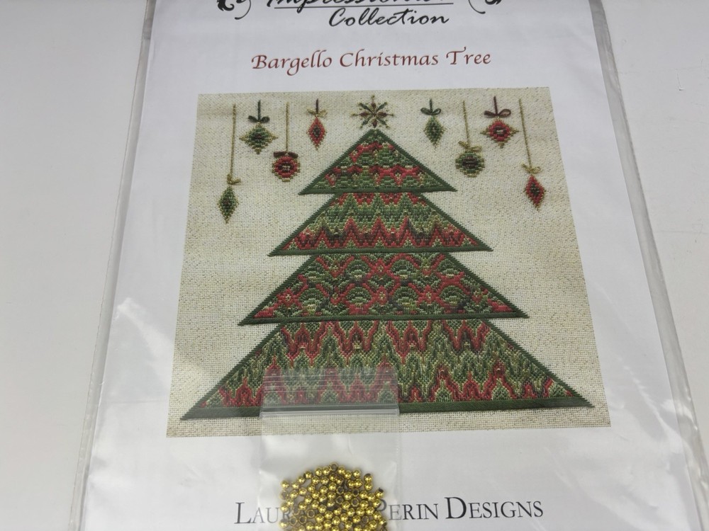 Laura Perin Design Impressionist Bargello Christmas Tree Needlepoint Pattern 2S