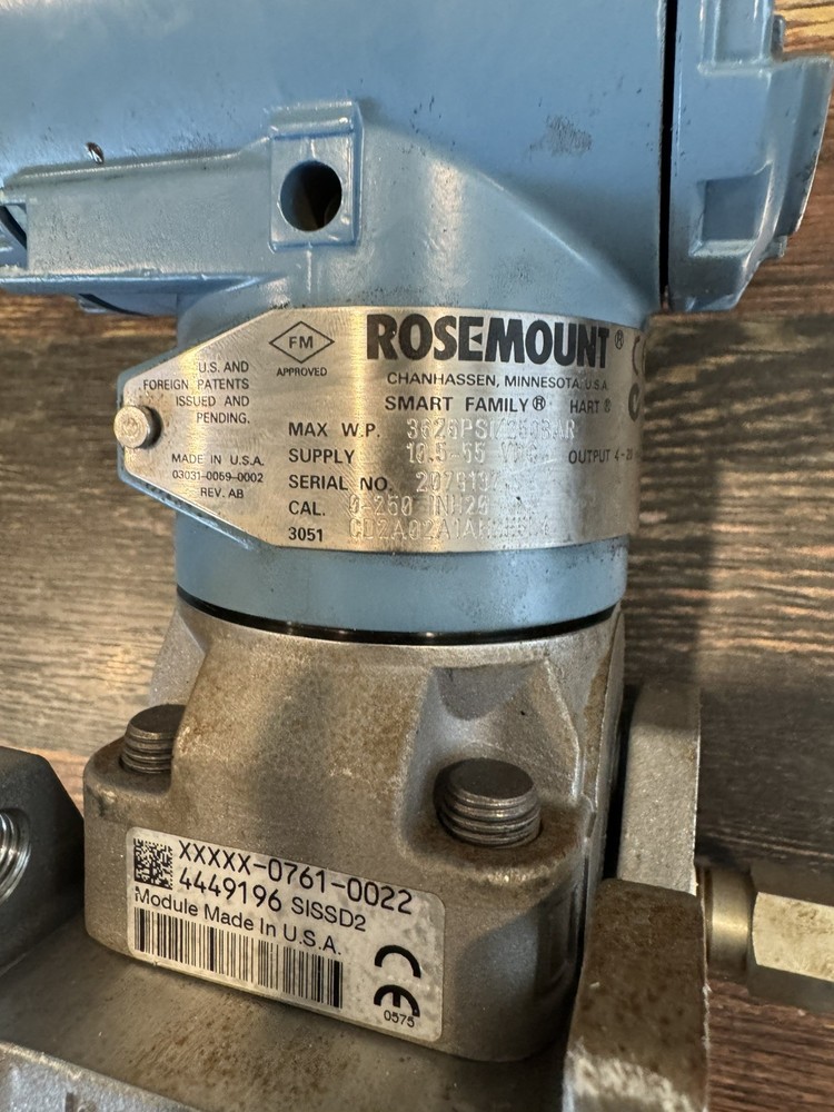 Rose mount CD2A02AIAH2E5L4 pressure transmitter