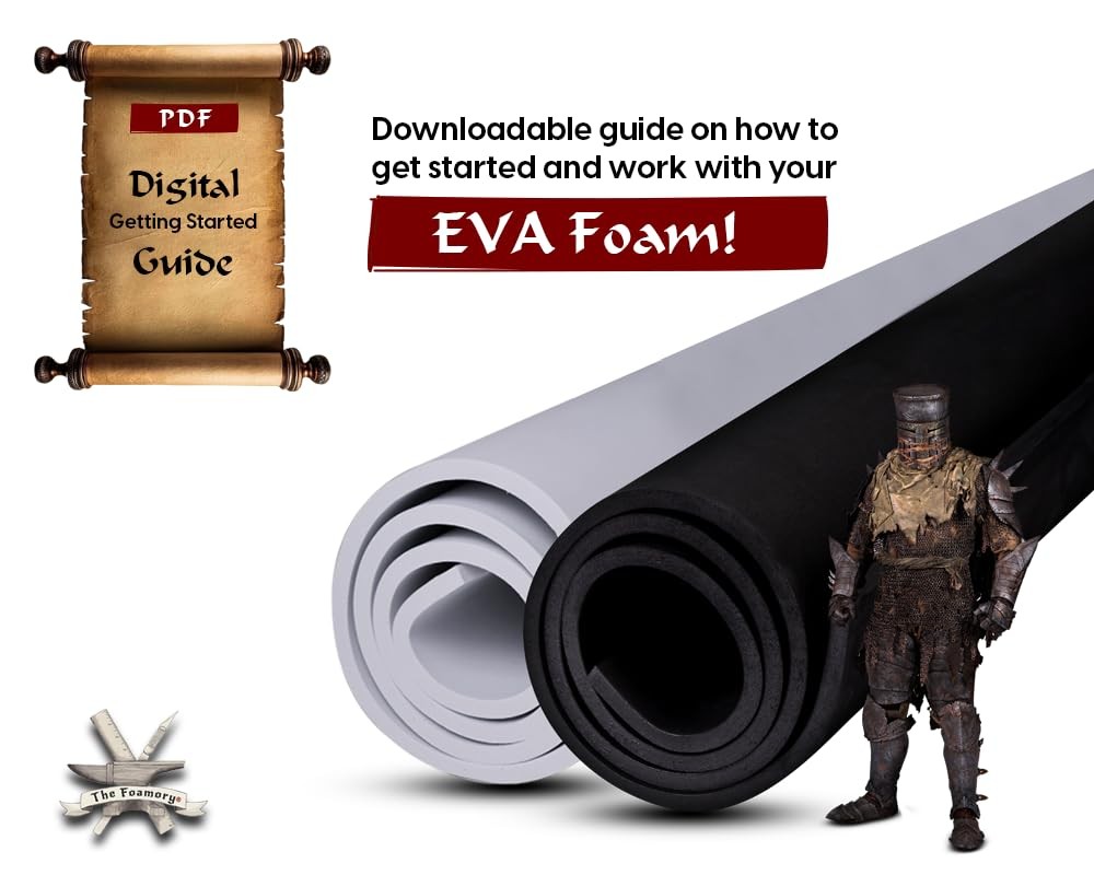 Shape Retention EVA Cosplay Foam 10mm 1-Pack: Thickness, White
