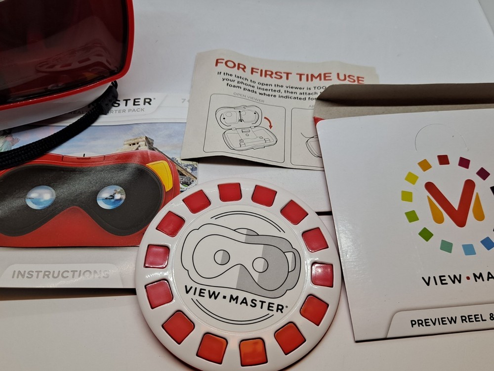 Mattel View Master Virtual Reality Starter Pack f/ iPhone, Galaxy, Others!