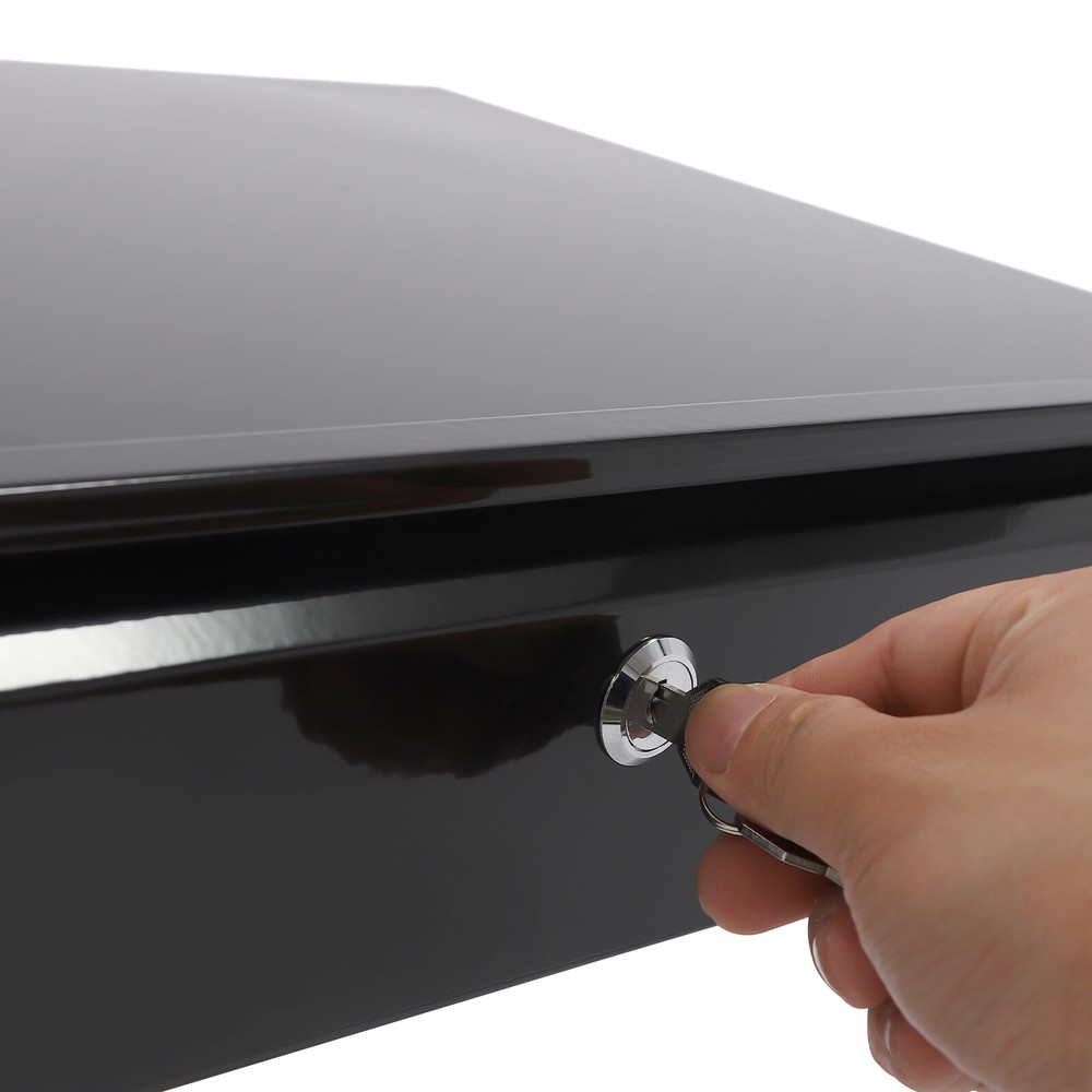 Sliding Pull-Out Under Desk Drawer with Lock for Organized Office Space