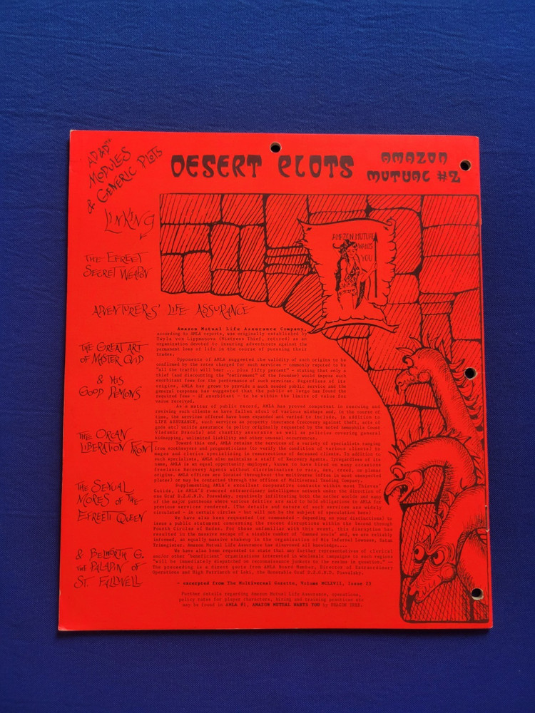 Desert Plots Amazon Mutual #2 - Dragon Tree Press