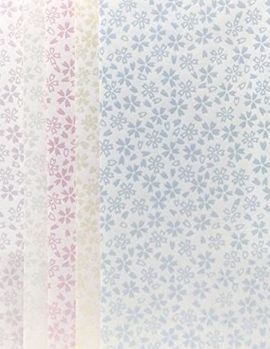 Washi Kawasumi Envelope Cherry Blossom Pattern 9x18.5cm