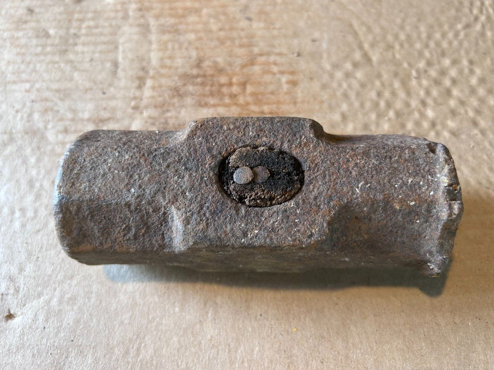 Rustic Original Vintage Primitive  Forge Sledge Hammer  more than 8 lb no handle