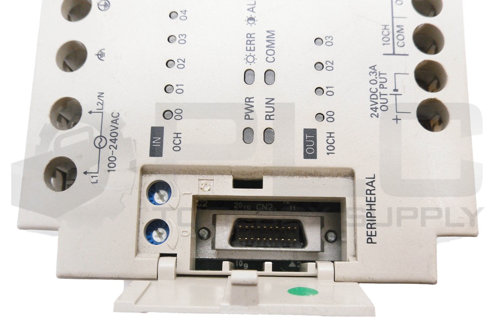 OMRON CPM1-10CDR-A PROGRAMMABLE CONTROLLER 100-240VAC 50/60HZ 24VDC