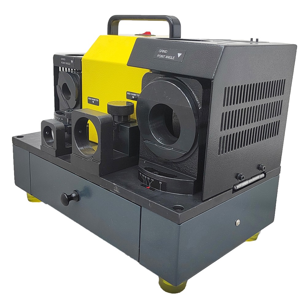 Multi-Functional Drill Bit Sharpener Drill Grinder Drill Bit 24 Collets 3-26mm