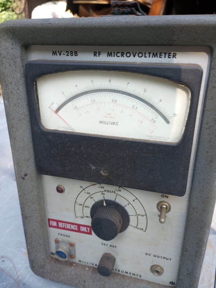 Millivac Mv-28b Micro voltmeter