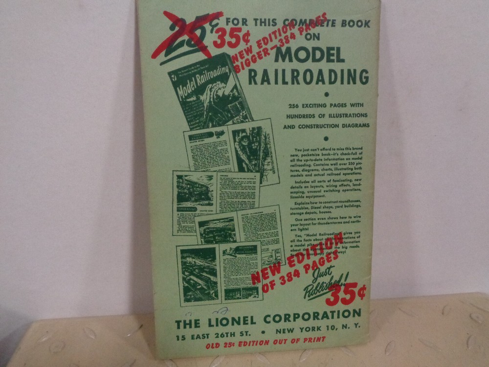 1951 INSTRUCTIONS FOR ASSEMBLING AND OPERATING LIONEL TRAINS 64 PAGES