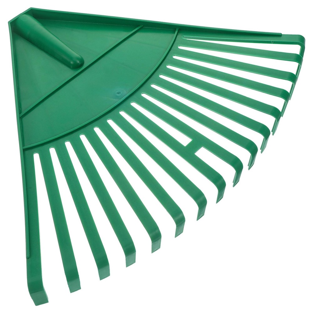 Toddmomy Garden Leaf Head Rake Scoop Replacement Grass Green