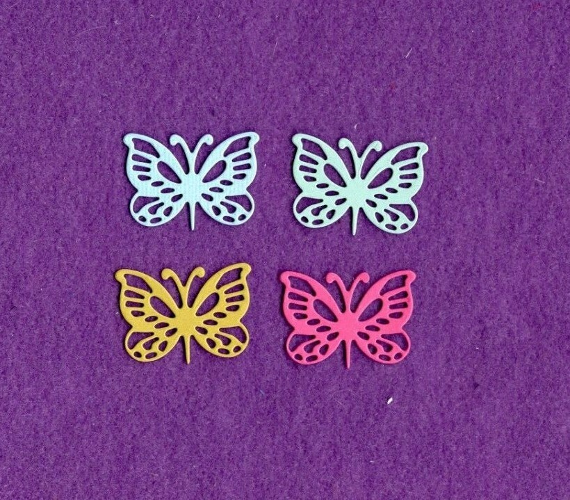 BUTTERFLY # 27 die cuts scrapbook cards