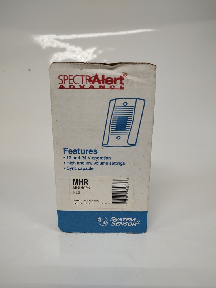 System Sensor Mini Horn - Red