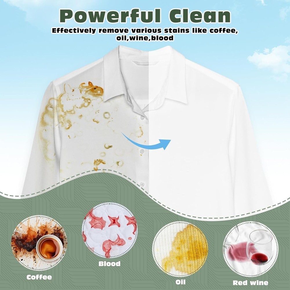 1000 Loads Mega Pack Laundry Detergent Sheets, Eco-friendly Laundry Sheets, Powe
