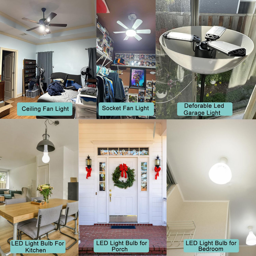 Light Socket Extender, E26/E27 Light Bulb Socket Extender Standard Medium Base,