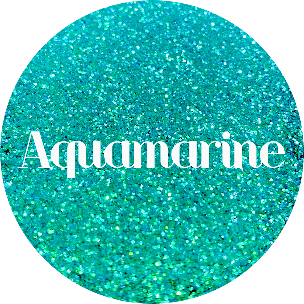 Premium Polyester Glitter - Aqua Teal Iridescent