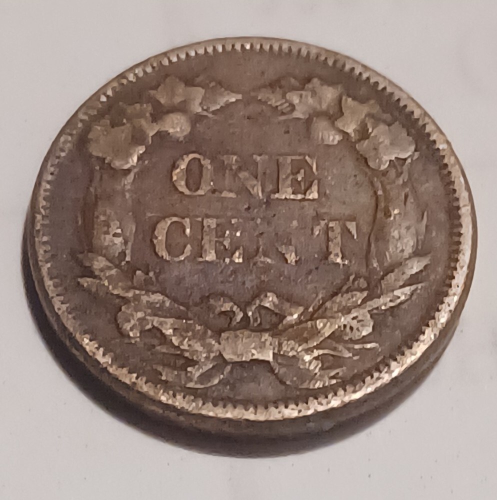 1858 Flying Eagle Cent Large Letters Semi-Key Date |