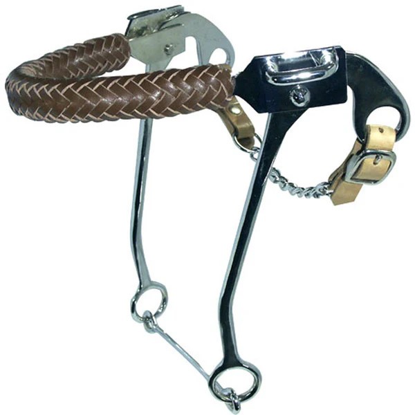 Braided Leather Nose Hackamore