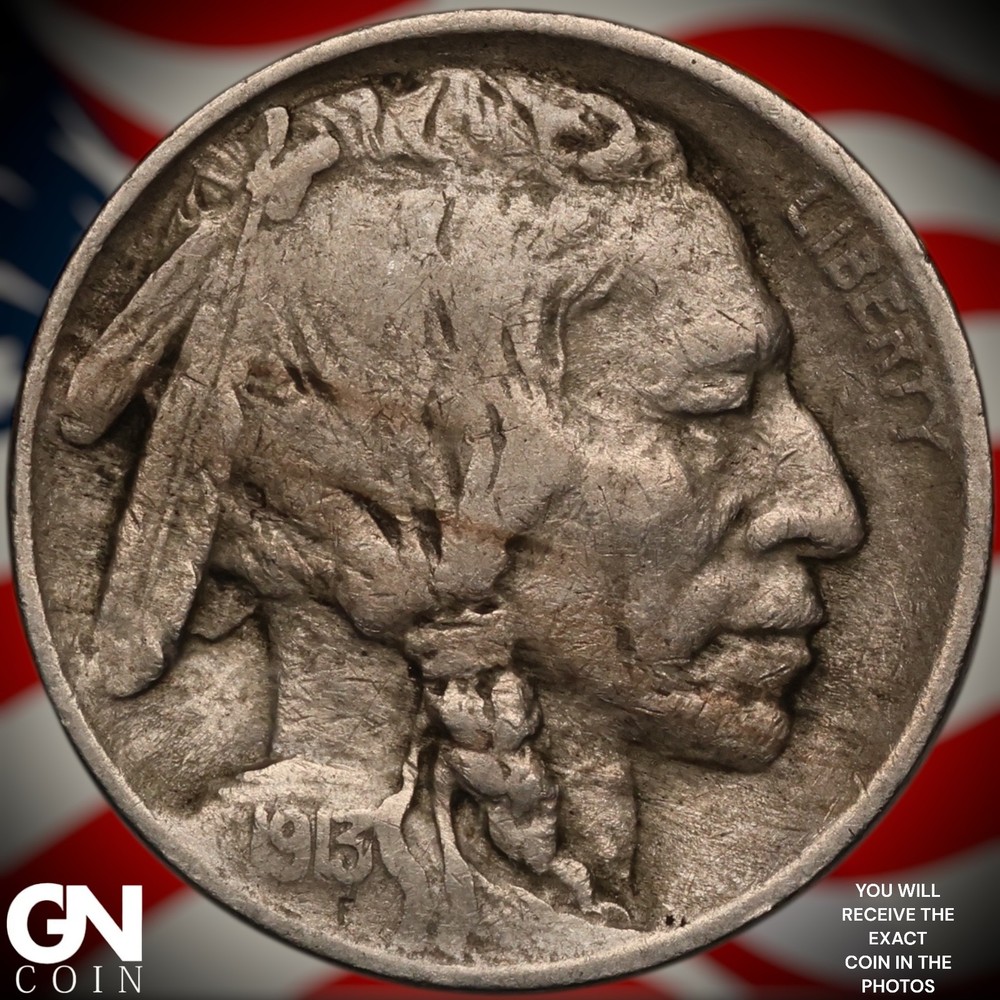 1913 P TYPE 1 Buffalo Nickel A1951